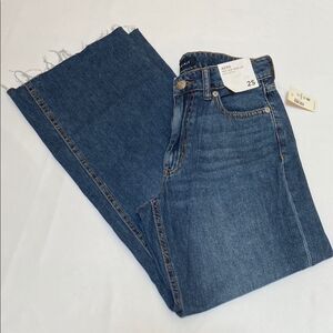 Aeropostale High Rise Wide Leg Non Stretch Jeans